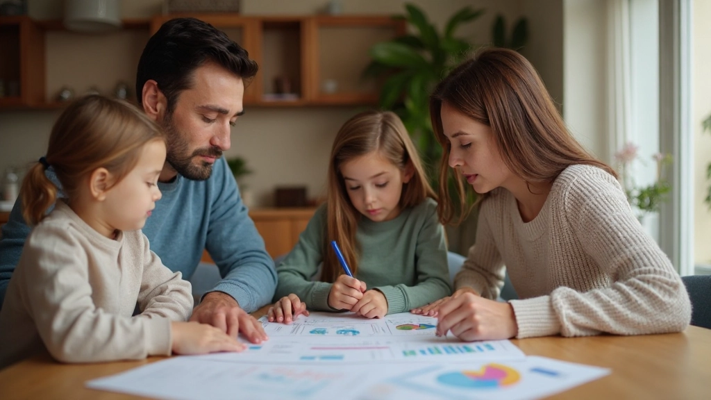 Человек берет монеты из копилки рядом с документами о бюджете