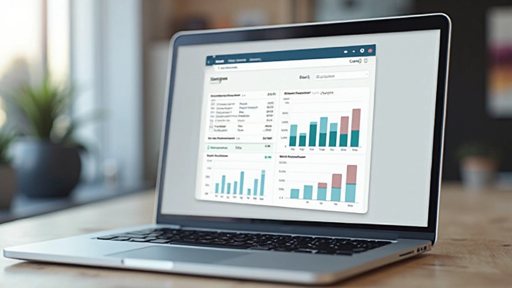 Графики расходов и диаграммы на экране компьютера